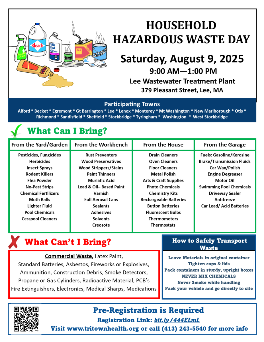 hazard waste flyer - english