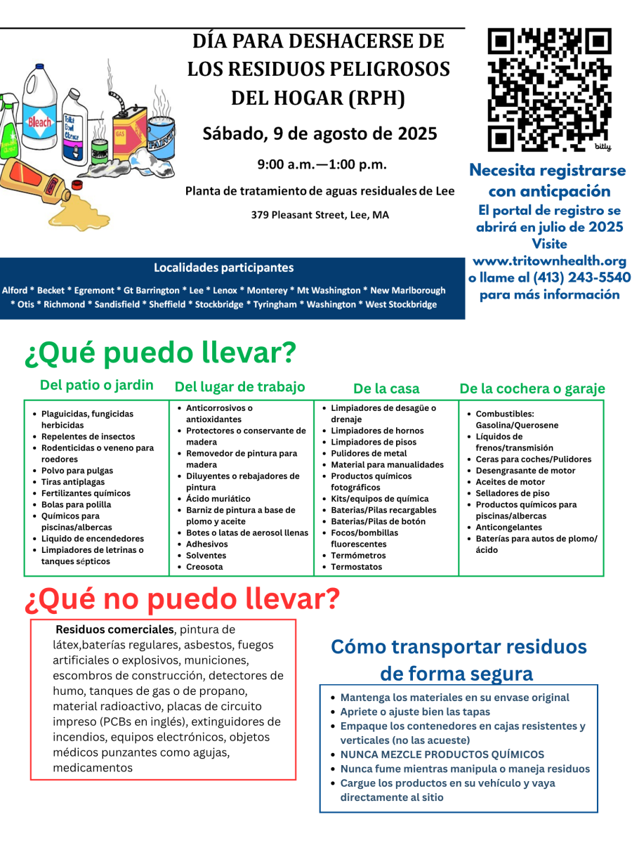 hazard waste flyer - spanish