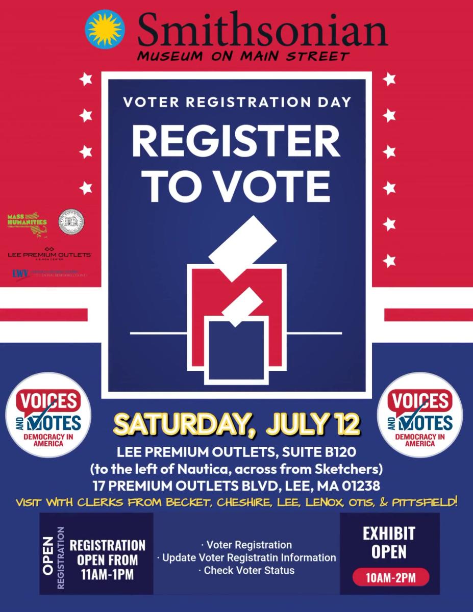 voter registration flyer