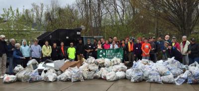 Our first annual roadside cleanup  