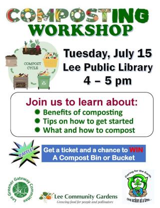 Attend a lazy composting workshop on July 15