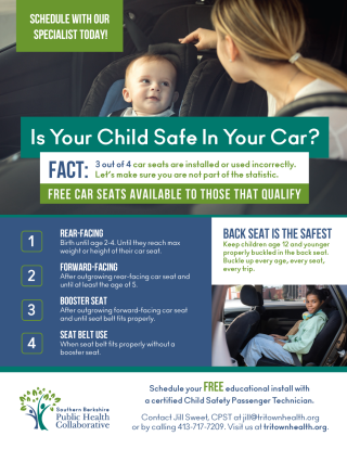 Call today to schedule a car seat installation!