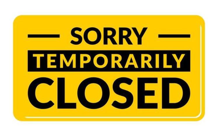 temporarily closed